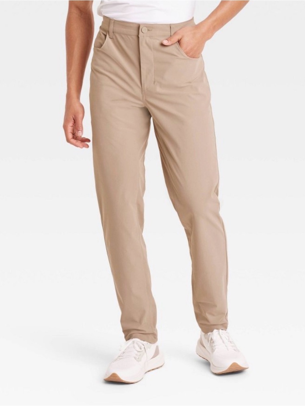 Men's 360 Lifestyle 5 Pocket Golf Pant by All in Motion Tan 36x30 NWT
